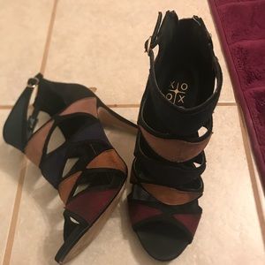 macy's navy blue heels